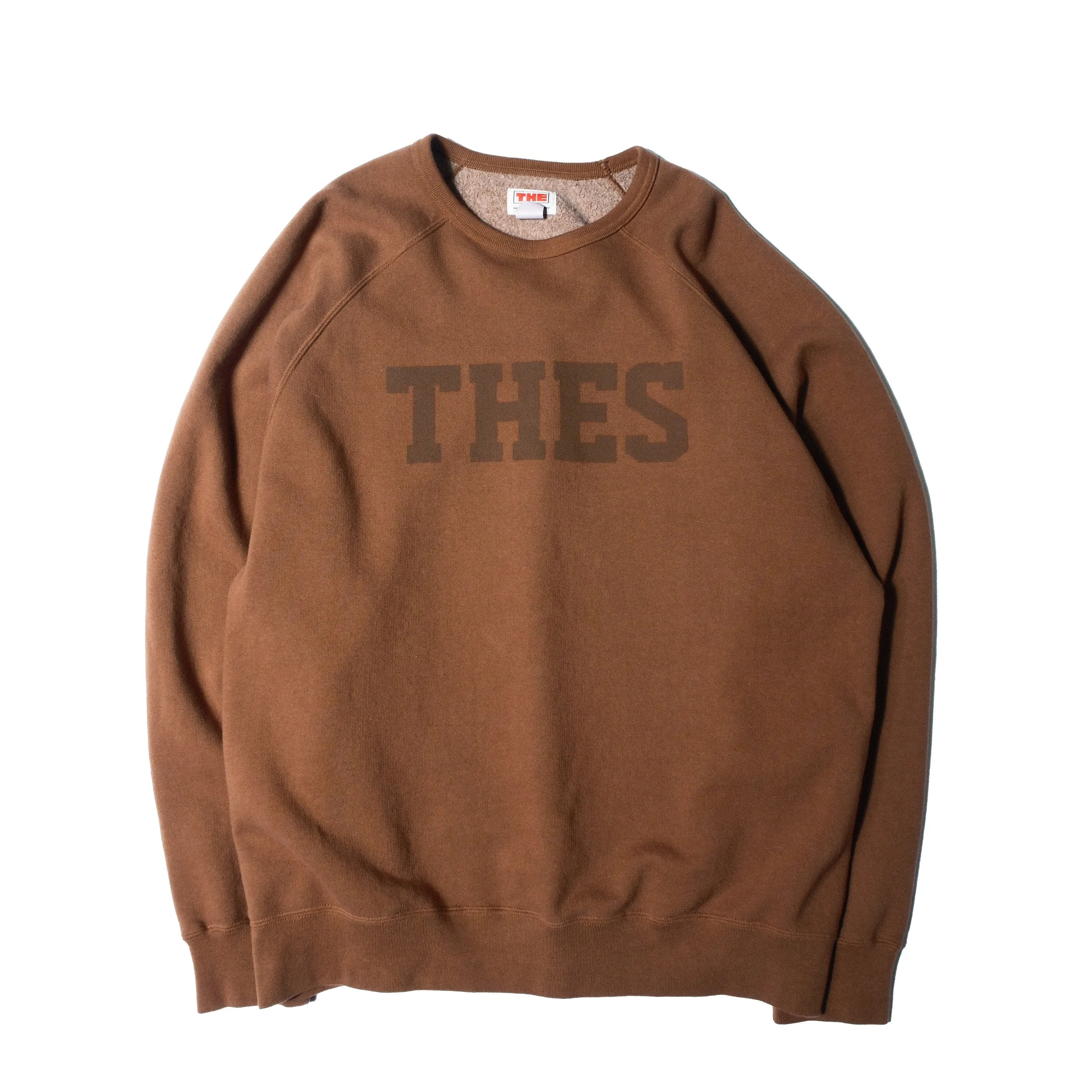 THE FABRIC THES RAGLAN T/C SWEAT Lサイズ THE FABRIC “THES RAGLAN T/C SWEAT” — THE UNION